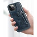 Nillkin Aoge Leather Case Flexible Armored Genuine Leather Case with Pocket for iPhone 12 Mini Black - Cell phone cases