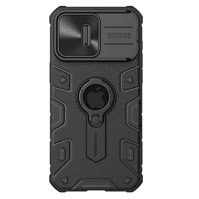 Nillkin CamShield Armor Case for iPhone 15 Pro Max - Black - Cell phone cases and covers<<<HurtelXML