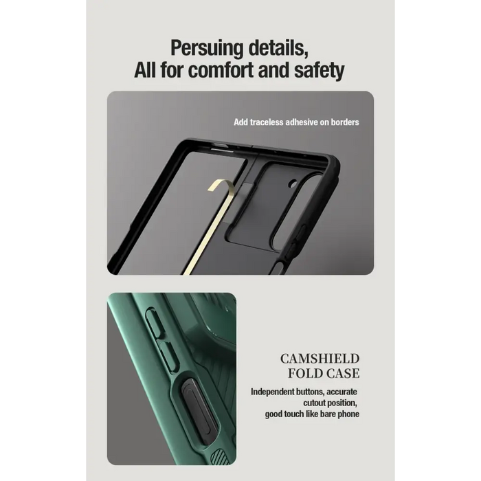 Nillkin CamShield Fold Case for Samsung Galaxy Z Fold 5 with additional stylus holder - black - Cell phone cases