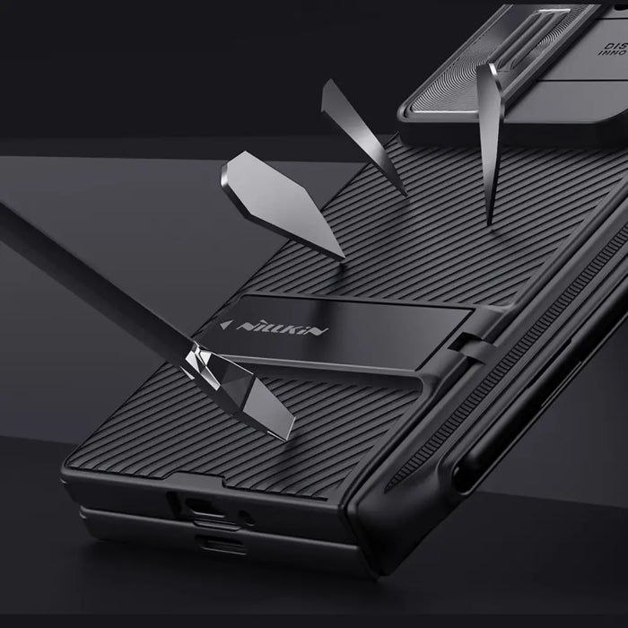 Nillkin CamShield Fold Case for Samsung Galaxy Z Fold 6 5G with Stylus Holder - Black - Cell phone cases