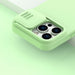 Nillkin CamShield Magnetic Silicone Case iPhone 14 Pro Max Magnetic MagSafe Cover with Camera Protector Green - Cell