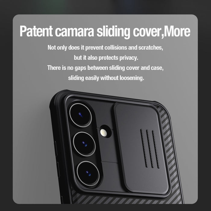 Nillkin CamShield Pro armored case with camera cover for Samsung Galaxy S24 - green - Cell phone cases