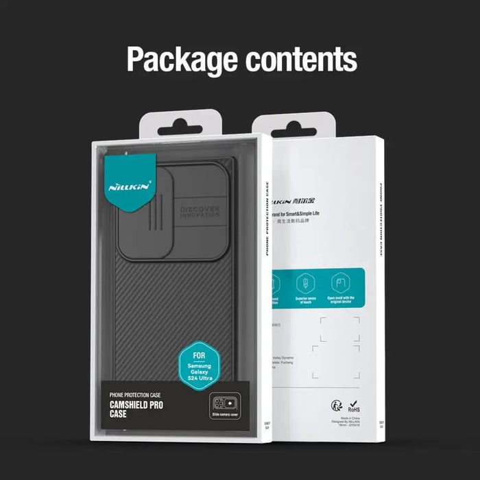 Nillkin CamShield Pro armored case with camera protector for Samsung Galaxy S24 Ultra - green - Cell phone cases