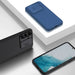 Nillkin CamShield Pro Case Case for Samsung Galaxy A54 5G Cover with Camera Protector Blue - Cell phone cases
