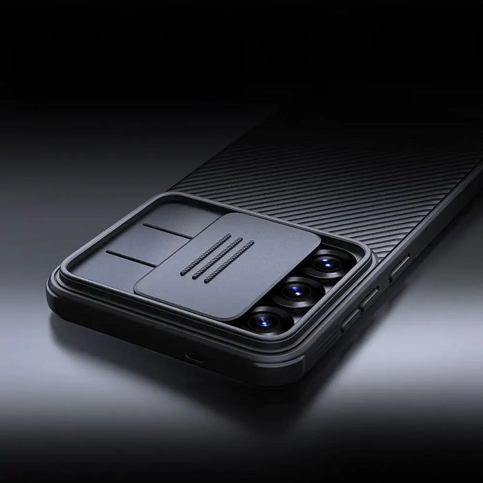 Nillkin CamShield Pro Case for Samsung Galaxy S25 with Camera Cover - Black - Cell phone cases and covers<<<HurtelXML