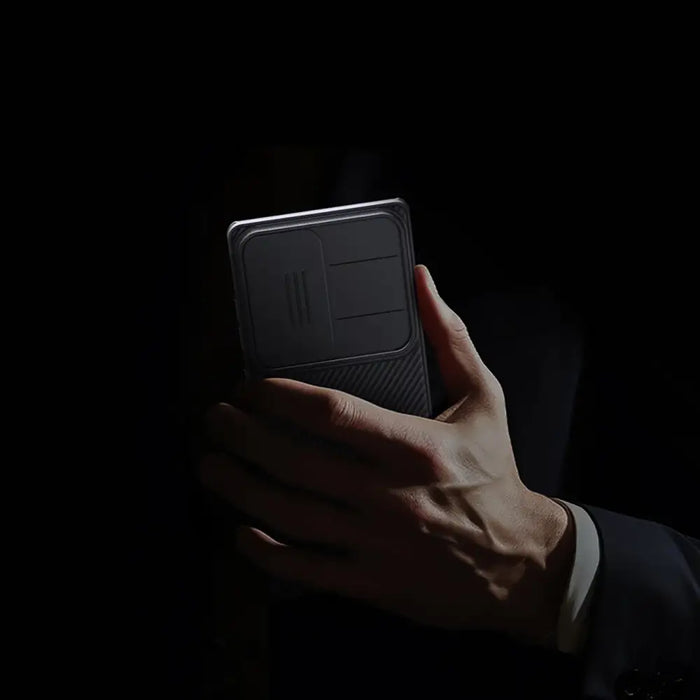 Nillkin CamShield Pro Case for Samsung S25 Ultra with Camera Cover - Black - Cell phone cases and covers<<<HurtelXML