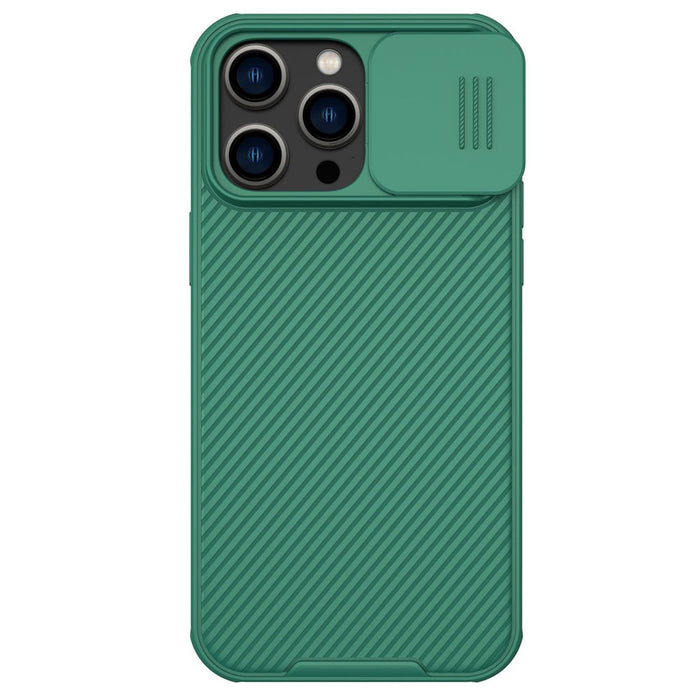 Nillkin CamShield Pro Case iPhone 14 Pro Max Armored Cover Camera Protector Green - Cell phone cases