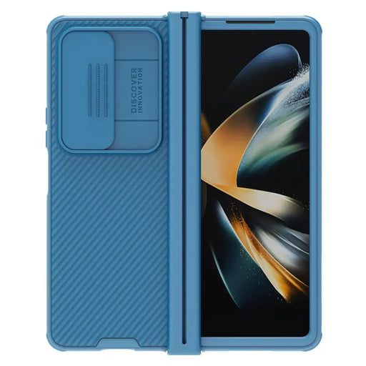 Nillkin CamShield Pro Case (simple) case for Samsung Galaxy Z Fold 4 cover with camera cover blue - Cell phone cases