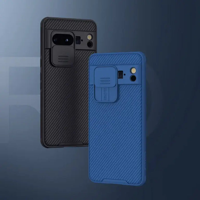Nillkin CamShield Pro Case with Camera Cover for Google Pixel 8 Pro - Blue - Cell phone cases and covers<<<HurtelXML