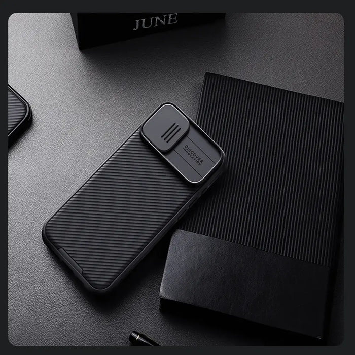 Nillkin CamShield Pro iPhone 16 Case (black) - Cell phone cases and covers<<<HurtelXML&&&Protective cases