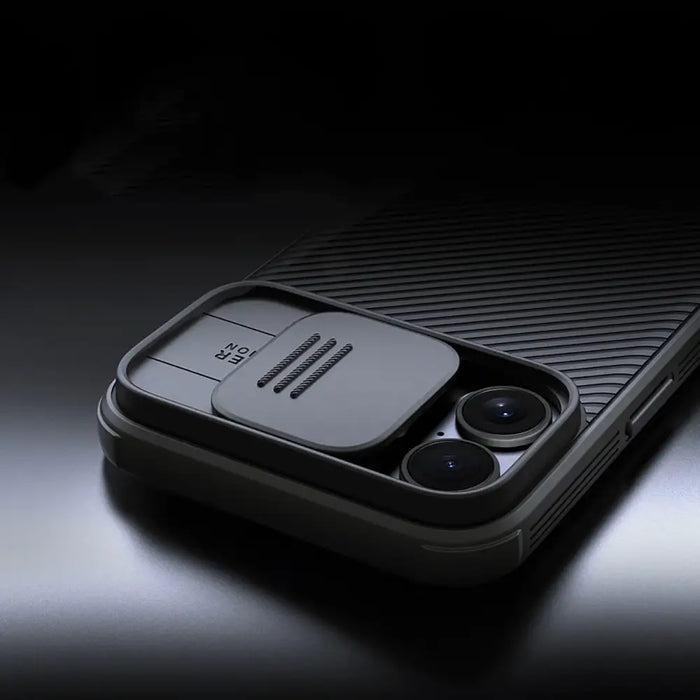 Nillkin CamShield Pro iPhone 16 Case (black) - Cell phone cases and covers<<<HurtelXML&&&Protective cases