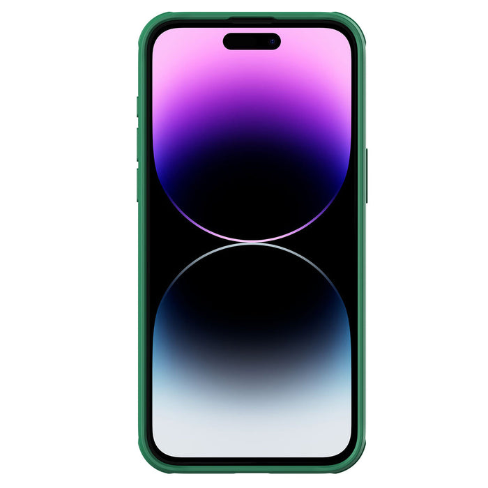 Nillkin CamShield Pro Magnetic Case for iPhone 15 Pro with Camera Protector - Green - Cell phone cases