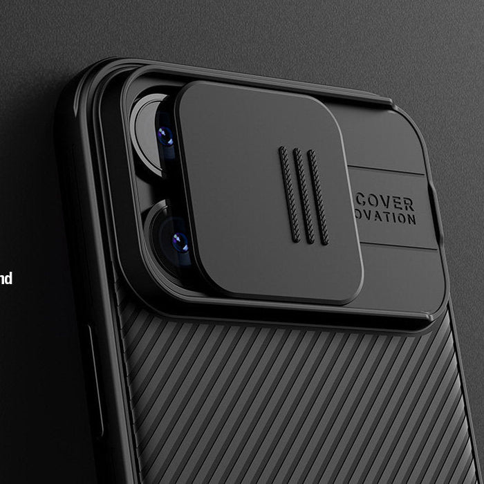 Nillkin CamShield Pro Magnetic Case for iPhone 15 Pro with Camera Protector - Blue - Cell phone cases