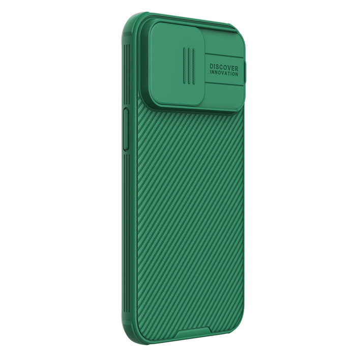Nillkin CamShield Pro Magnetic Case for iPhone 15 Pro with Camera Protector - Green - Cell phone cases