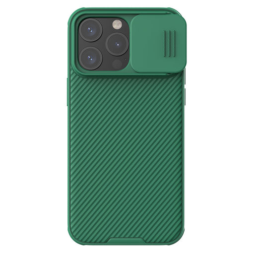 Nillkin CamShield Pro Magnetic Case for iPhone 15 Pro with Camera Protector - Green - Cell phone cases