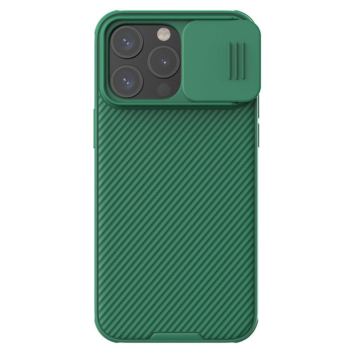 Nillkin CamShield Pro Magnetic Case for iPhone 15 Pro with Camera Protector - Green - Cell phone cases