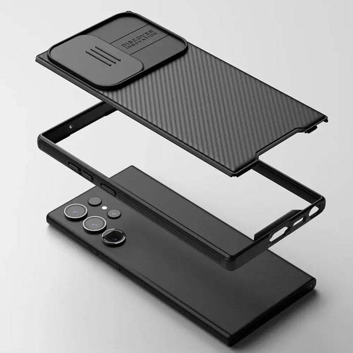 Nillkin CamShield Pro Magnetic Case Case for Samsung Galaxy S23 Ultra Magnetic MagSafe with Camera Protector Black