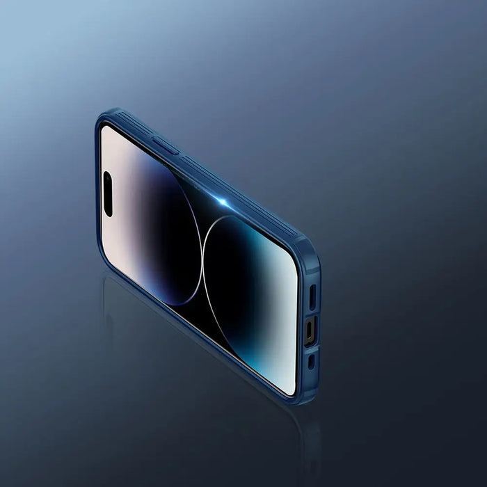 Nillkin CamShield Pro Magnetic Case iPhone 14 Pro Max Cover Camera Protector Blue (with MagSafe) - Cell phone cases