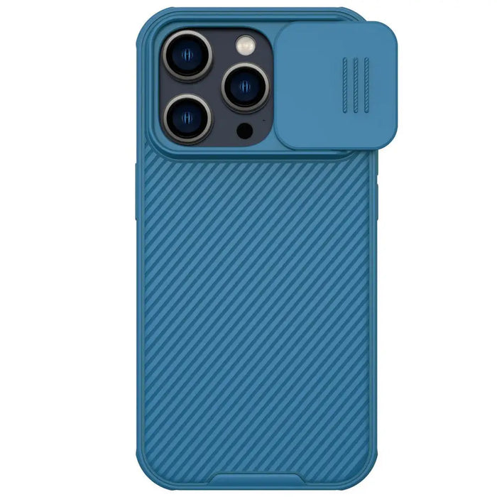 Nillkin CamShield Pro Magnetic Case iPhone 14 Pro Max Cover Camera Protector Blue (with MagSafe) - Cell phone cases