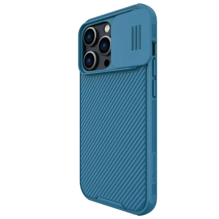 Nillkin CamShield Pro Magnetic Case iPhone 14 Pro Max Cover Camera Protector Blue (with MagSafe) - Cell phone cases
