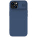 Nillkin CamShield Silky Silicone Case for iPhone 15 Plus with Camera Protector - Dark Blue - Cell phone cases