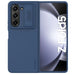 Nillkin CamShield Silky Silicone Case for Samsung Galaxy Z Fold 5 with Camera Protector - Dark Blue - Cell phone cases