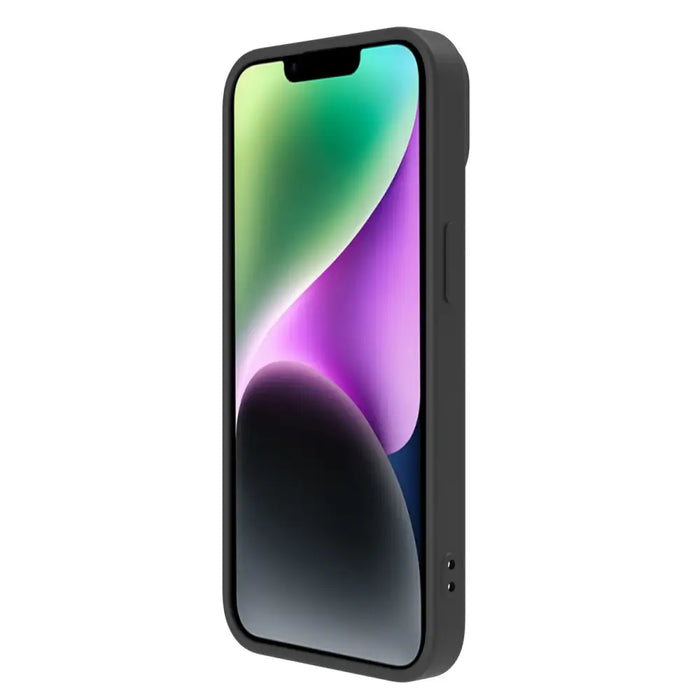 Nillkin CamShield Silky Silicone Case iPhone 14 Case with Camera Protector Black - Cell phone cases
