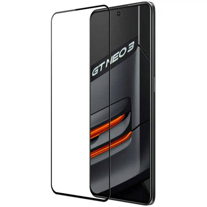 Nillkin CP + PRO ultra-thin full-screen tempered glass with 0.2 mm frame 9H Realme GT Neo 3 black - Cell phone tempered