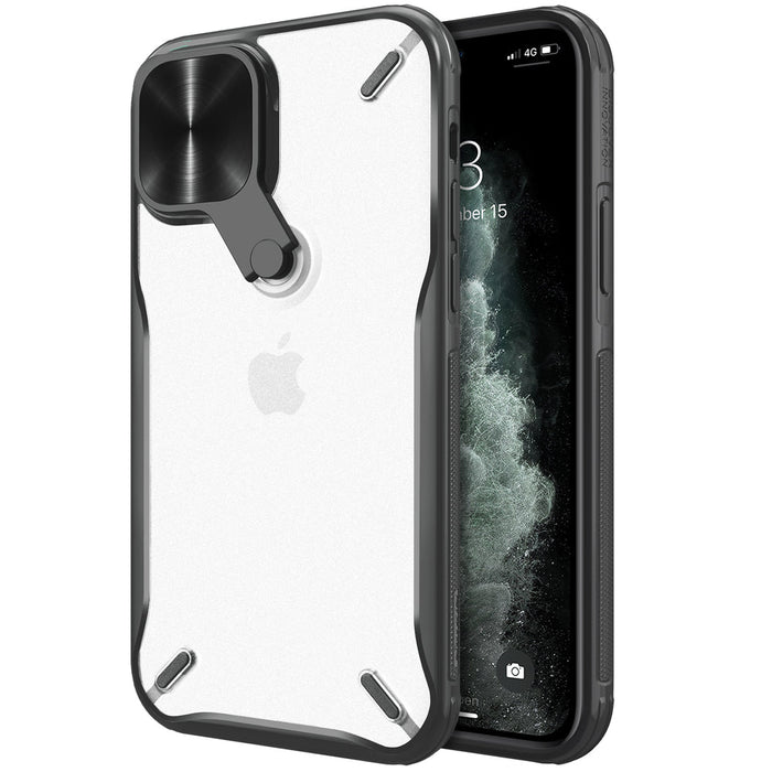 Nillkin Cyclops Case durable case with camera cover and foldable stand for iPhone 13 Pro Max black - Cell phone cases