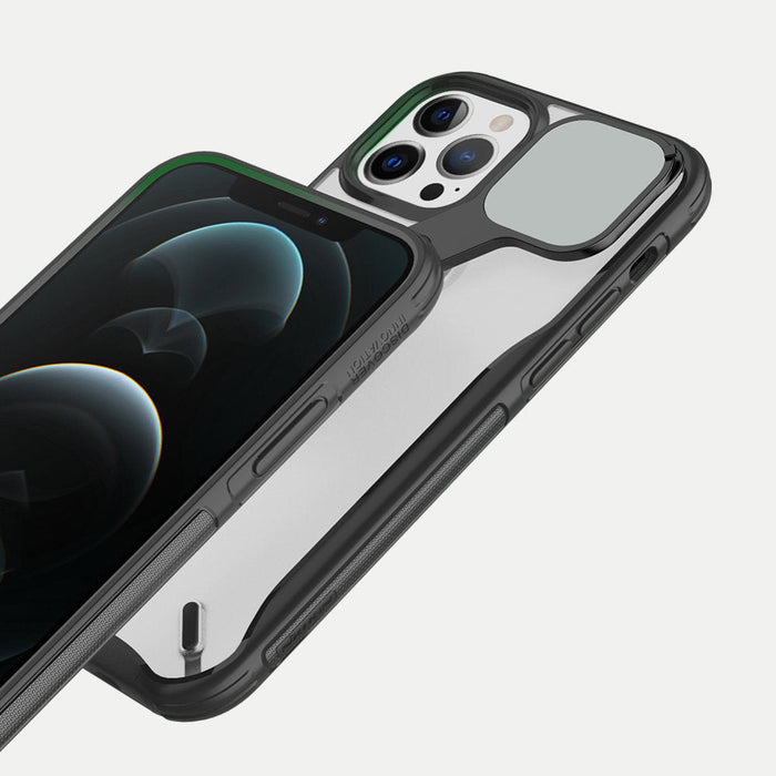 Nillkin Cyclops Case durable case with camera cover and foldable stand for iPhone 13 Pro Max black - Cell phone cases