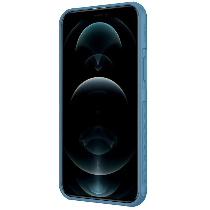 Nillkin Cyclops Case durable case with camera cover and foldable stand for iPhone 13 Pro Max blue - Cell phone cases