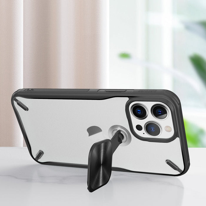 Nillkin Cyclops Case durable case with camera cover and foldable stand for iPhone 13 Pro Max black - Cell phone cases