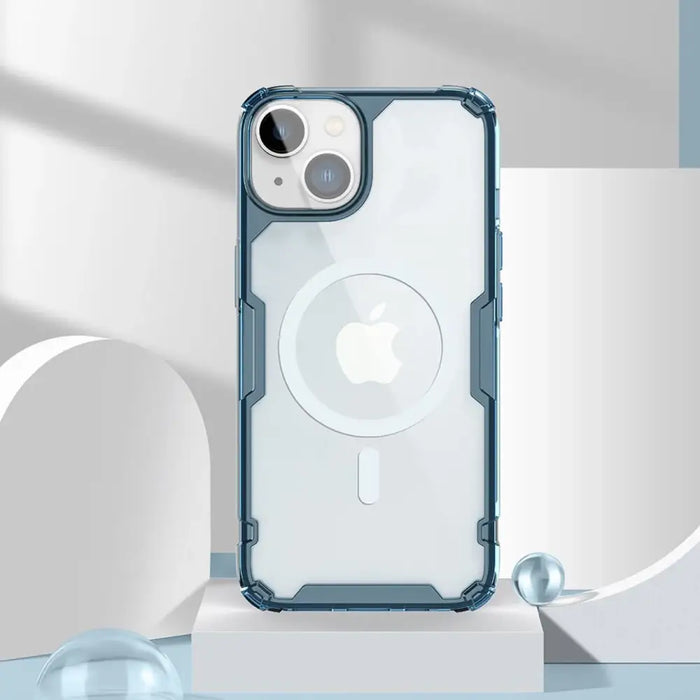 Nillkin Nature Pro armored case with MagSafe for iPhone 15 - blue - Cell phone cases and covers<<<HurtelXML