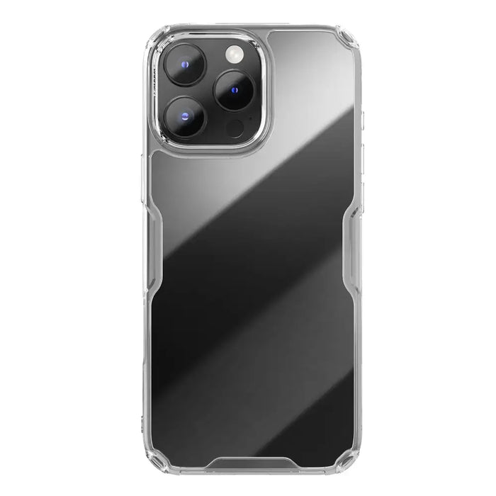Nillkin Nature Pro Case for iPhone 16 Pro Max - transparent and white - Cell phone cases and covers<<<HurtelXML