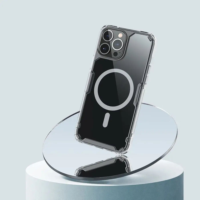 Nillkin Nature Pro Magnetic Case iPhone 14 Pro Max magnetic case MagSafe blue - Cell phone cases and covers<<<HurtelXML