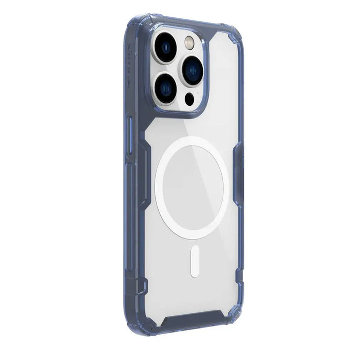 Nillkin Nature Pro Magnetic Case iPhone 14 Pro Max magnetic case MagSafe blue - Cell phone cases and covers<<<HurtelXML