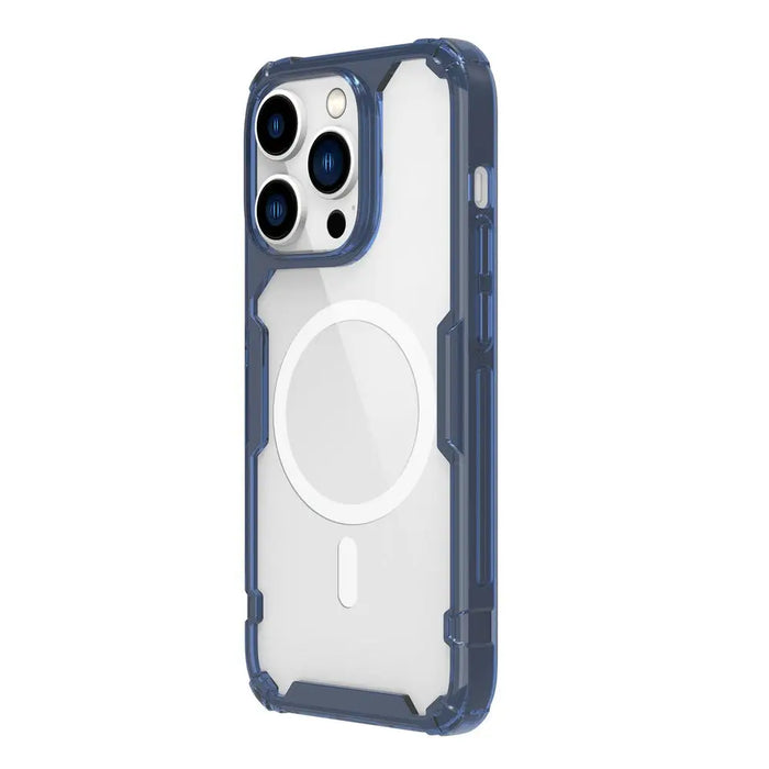 Nillkin Nature Pro Magnetic Case iPhone 14 Pro Max magnetic case MagSafe blue - Cell phone cases and covers<<<HurtelXML