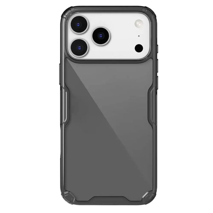 Nillkin Nature TPU Pro Case for iPhone 17 Pro Max - Translucent Black - Cell phone cases and covers<<<HurtelXML