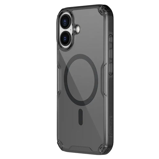Nillkin Nature TPU Pro Magnetic Case Compatible with MagSafe for iPhone 17 Pro - Translucent Black - Cell phone cases