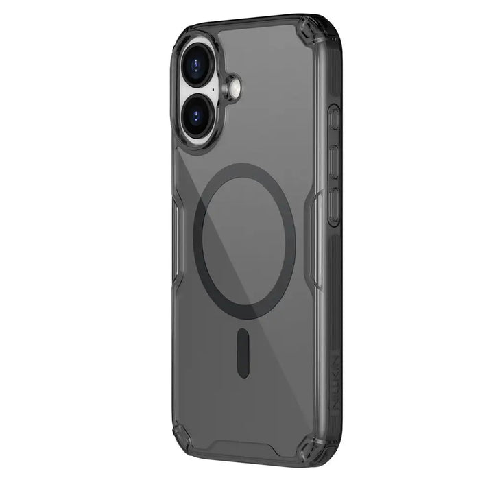 Nillkin Nature TPU Pro Magnetic Case Compatible with MagSafe for iPhone 17 Pro - Translucent Black - Cell phone cases