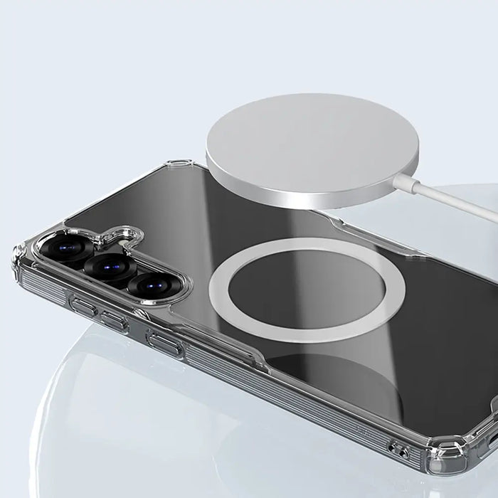 Nillkin Nature TPU Pro Magnetic Case with MagSafe for Samsung S25 - White - Cell phone cases and covers<<<HurtelXML