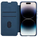 Nillkin Qin Cloth Pro Case Case for iPhone 14 Pro Camera Cover Holster Cover Flip Case Blue - Cell phone cases
