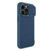 Nillkin Qin Cloth Pro Case Case for iPhone 14 Pro Camera Cover Holster Cover Flip Case Blue - Cell phone cases