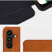 Nillkin Qin leather holster case for Samsung Galaxy A13 5G brown - Cell phone cases and covers<<<HurtelXML