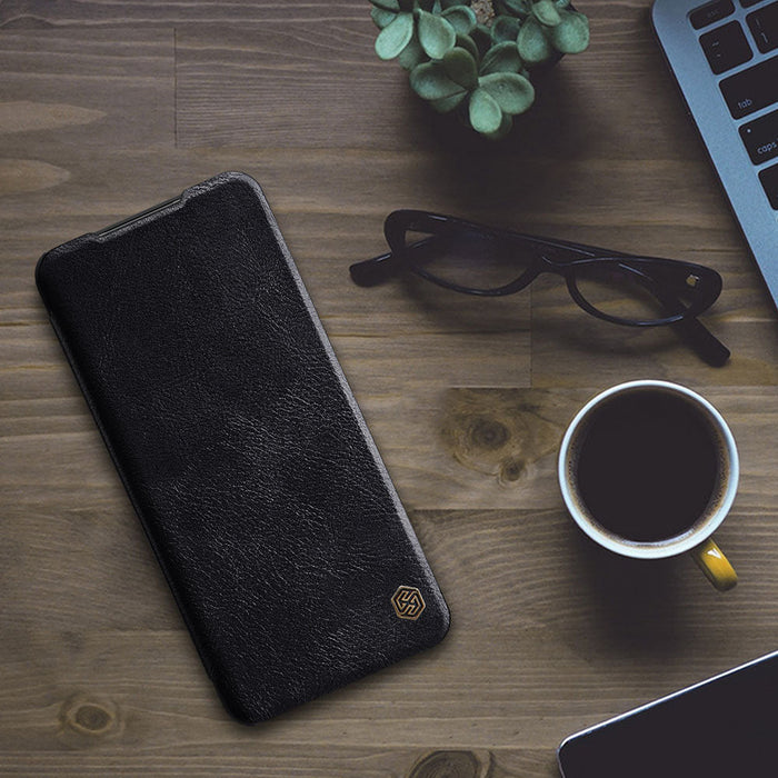 Nillkin Qin leather holster case for Samsung Galaxy A13 5G brown - Cell phone cases and covers<<<HurtelXML