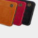 Nillkin Qin leather holster case for Samsung Galaxy A13 5G brown - Cell phone cases and covers<<<HurtelXML