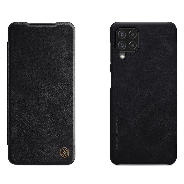 Nillkin Qin leather holster case for Samsung Galaxy A22 4G black - Cell phone cases and covers<<<HurtelXML