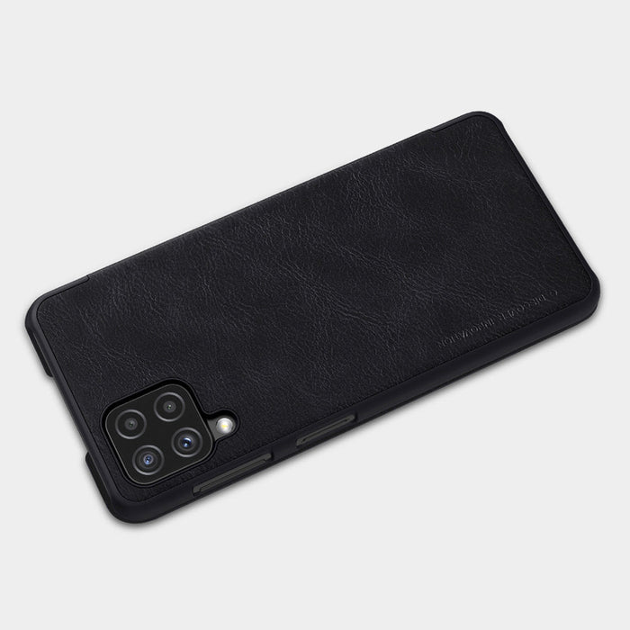 Nillkin Qin leather holster case for Samsung Galaxy A22 4G black - Cell phone cases and covers<<<HurtelXML
