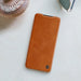 Nillkin Qin leather holster case for Samsung Galaxy A22 4G brown - Cell phone cases and covers<<<HurtelXML
