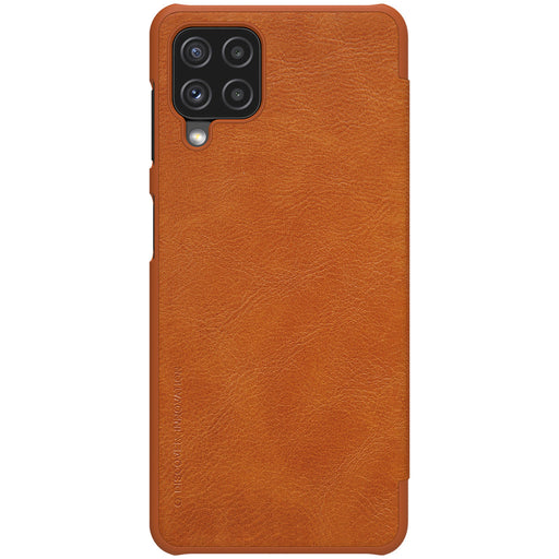 Nillkin Qin leather holster case for Samsung Galaxy A22 4G brown - Cell phone cases and covers<<<HurtelXML
